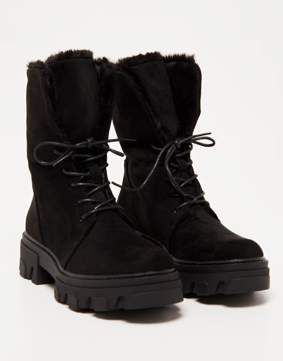 Bottines fourrées - Noir