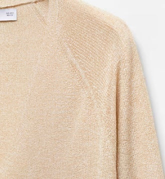 Pull-over Lurex - Col V - Femme - Mango