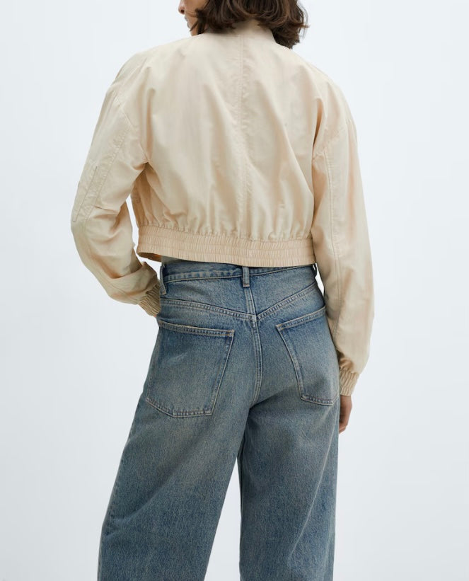 Veste bomber poche - Femme - Mango