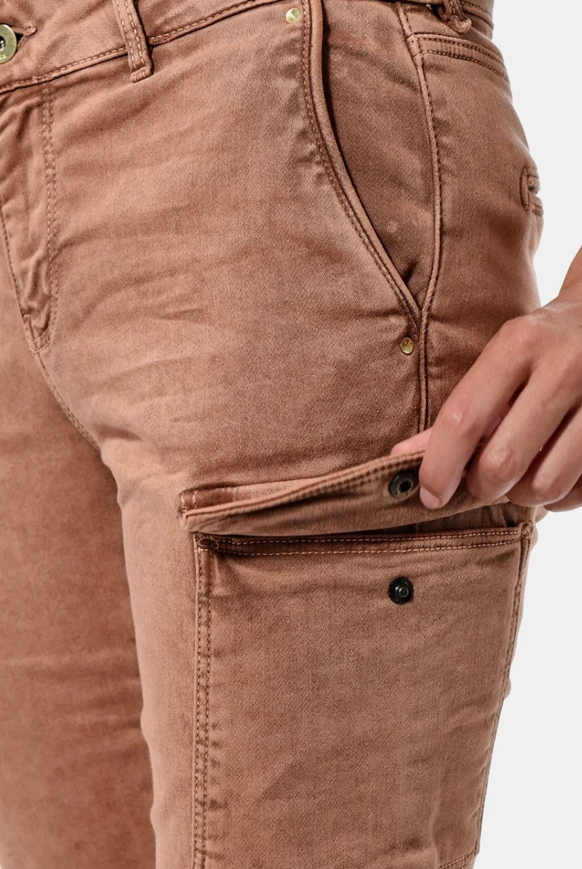 Pantalon Cargo Femme - Kaporal ERA -Marron