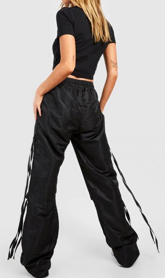 Pantalon Cargo Femme - Boohoo - Noir