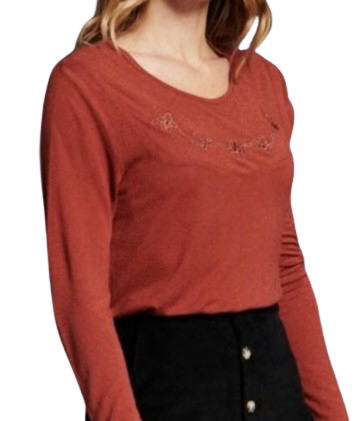 T-shirt Automate - Rouge brique