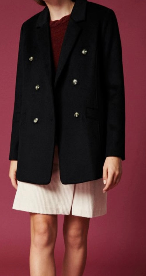 Manteau en laine Lochlan - Noir