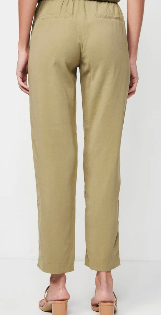 ONLY Pantalon droit Kaki