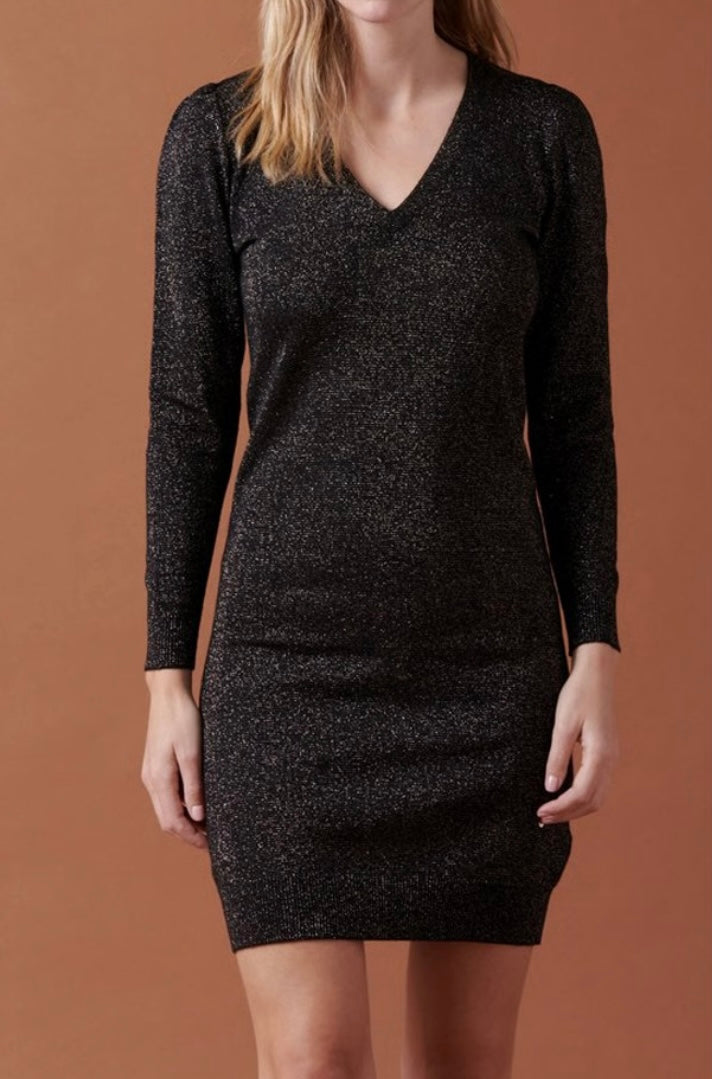 KARL MARC JOHN Robe pull Rominex - Noir et doré