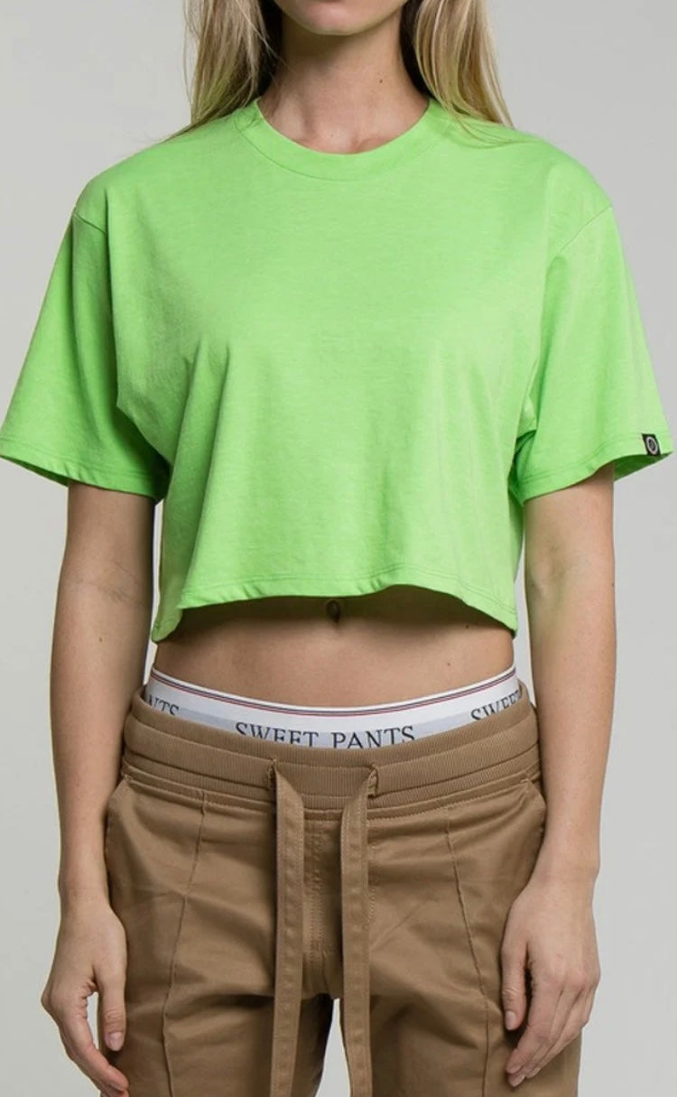 SWEET PANTS - T-shirt court 100% coton avec logo