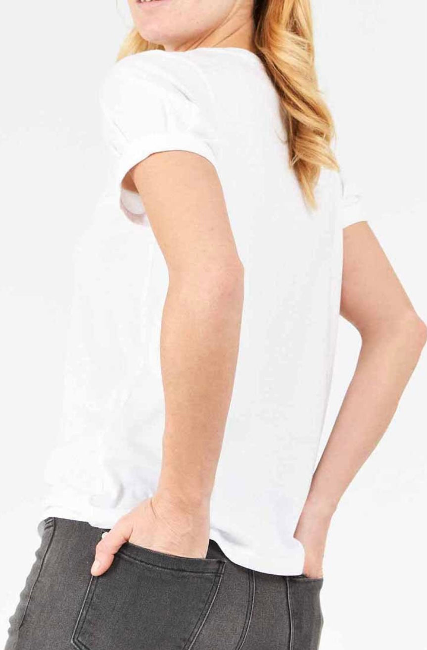 T-shirt Alypso à motifs fantaisie - Blanc - Karl Marc John