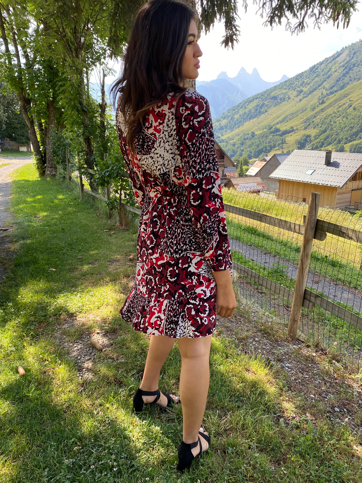 🔥 Robe patineuse Chorus - Rouge & Noir - Taille 36