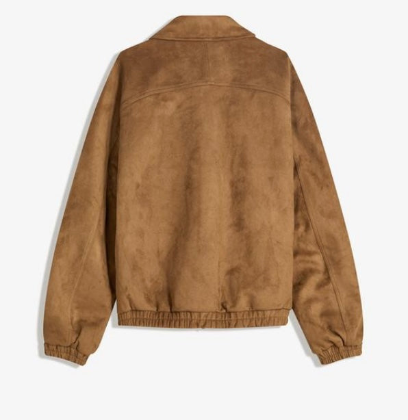 Blouson effet suédine  - Femme - Bershka