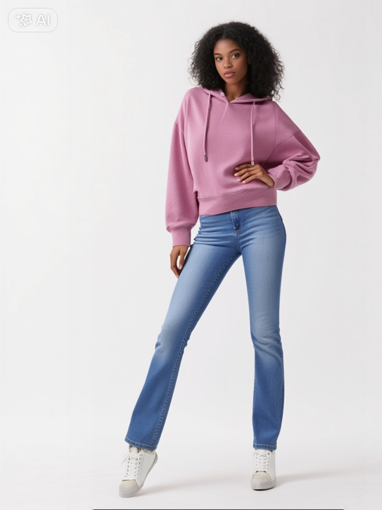 Jean Bootcut Taille Haute Femme - Pepe Jeans - Bleu