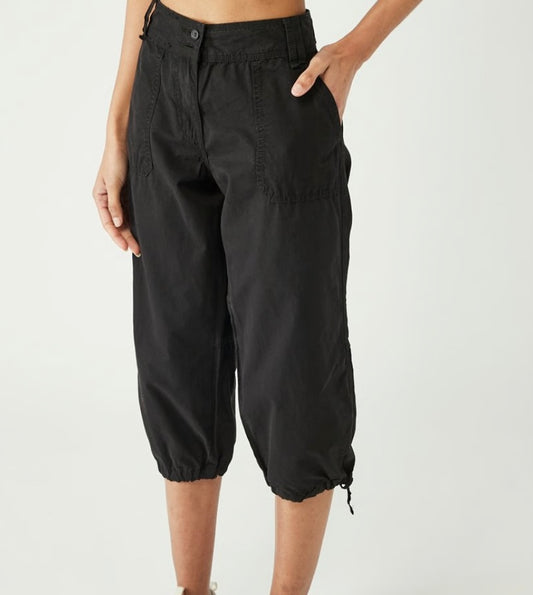 Pant  court noir style décontracté