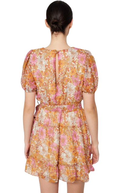 ✨Robe patineuse fleurie - Cache - cœur✨