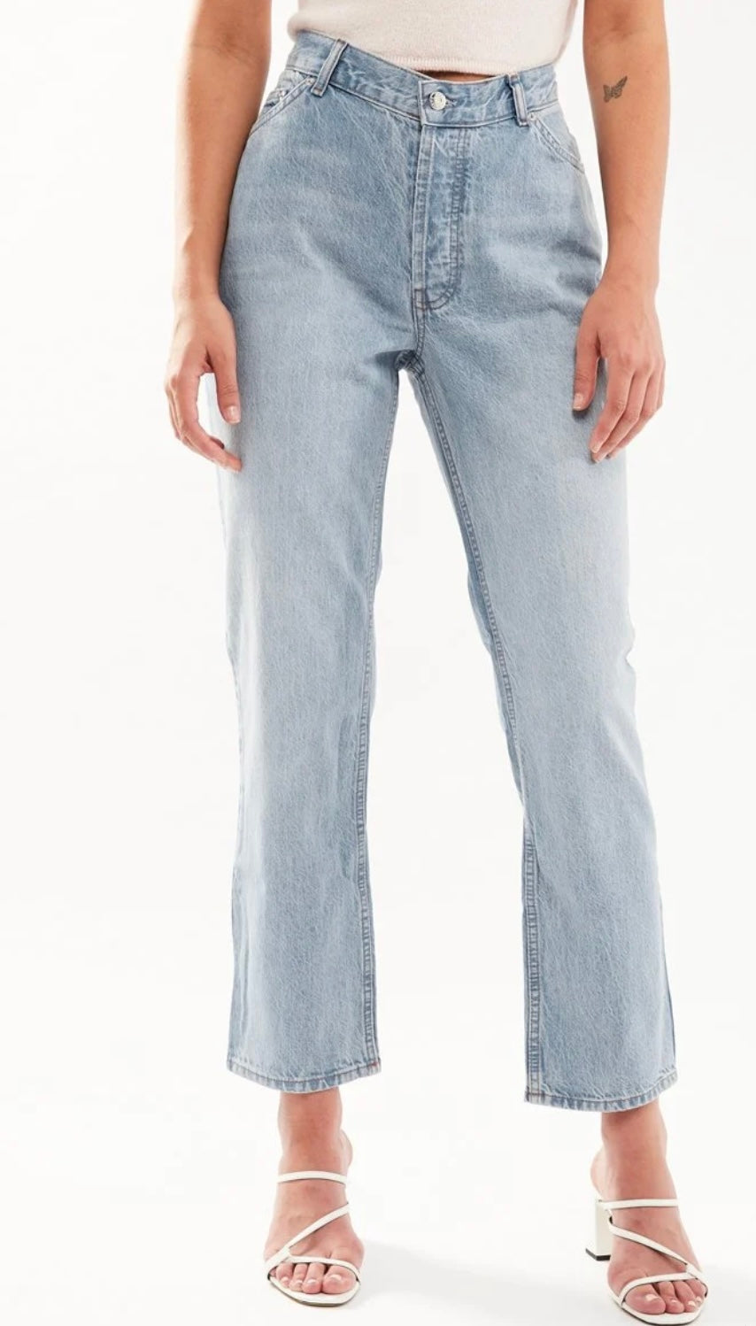 Jean droit  — Coupe taille haute — Femme — Asos