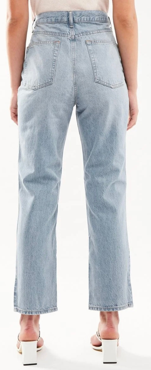 Jean droit  — Coupe taille haute — Femme — Asos