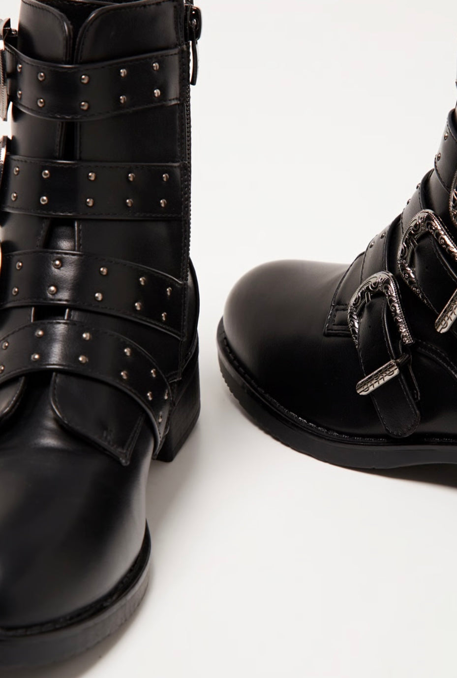 Bottines Quadri effet cuir — Femme — LPB