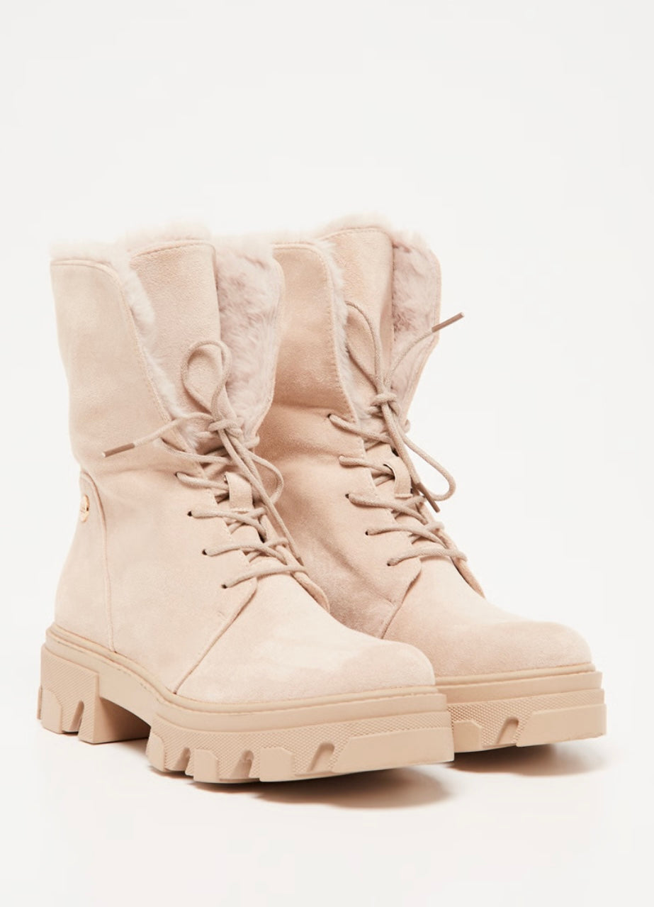 Bottines fourrée - Beige