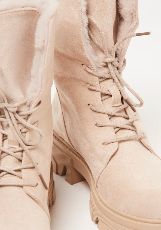 Bottines fourrée - Beige
