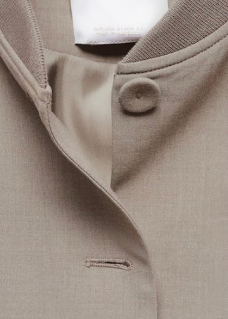 Veste crop boutons -Femme -Mango