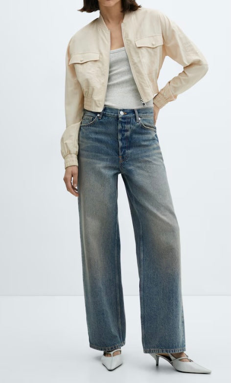 Veste bomber poche - Femme - Mango