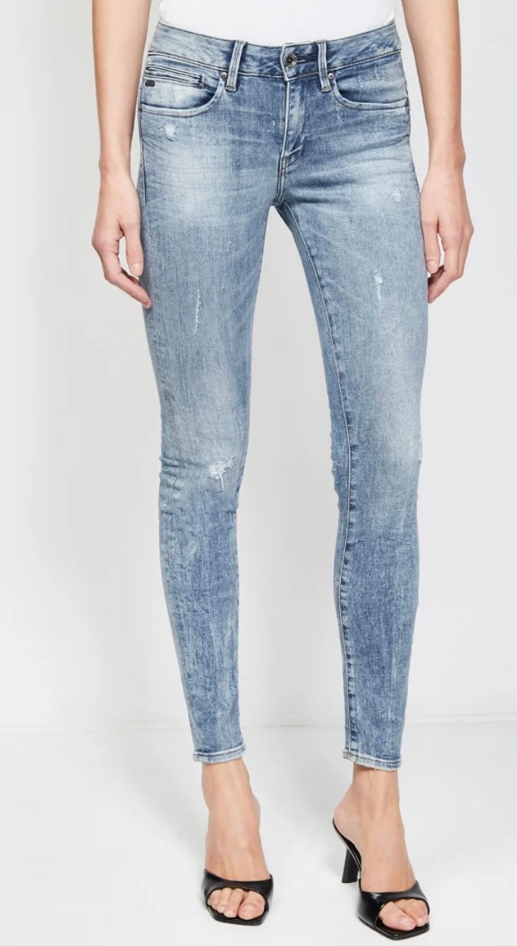 Jean skinny 7/8 Bleu clair- Femme - G- Star