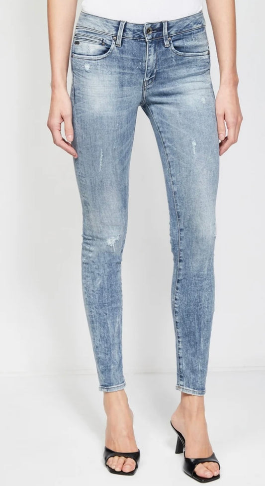 Jean skinny 7/8 Bleu clair- Femme - G- Star