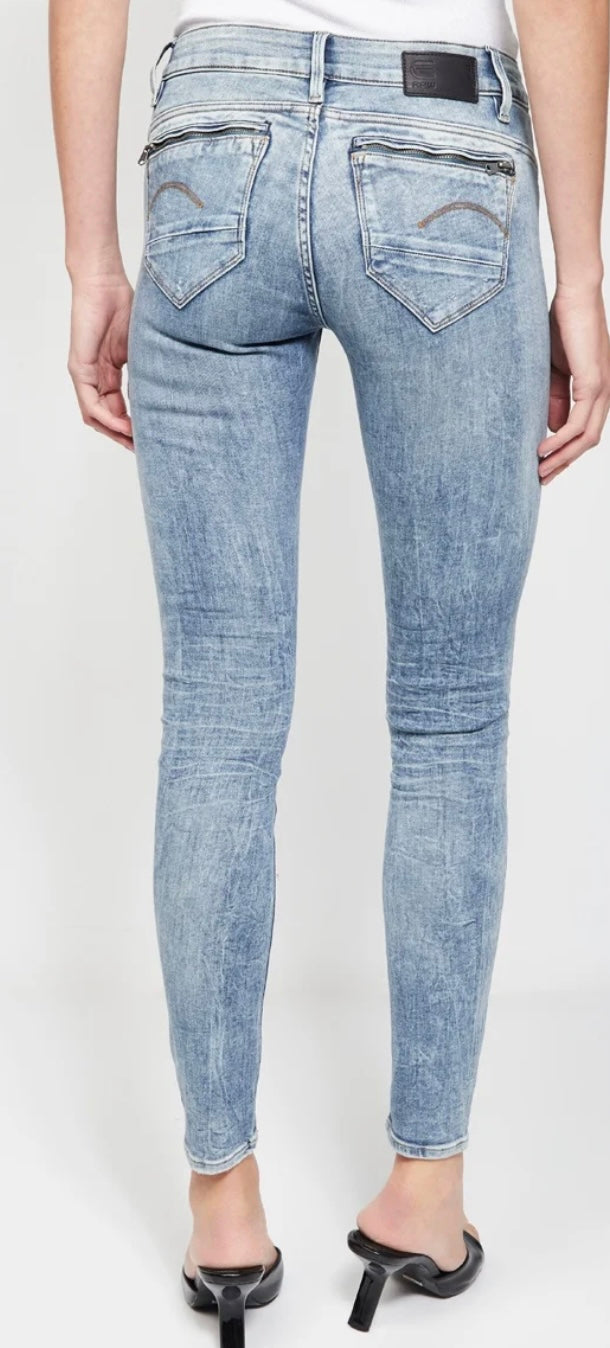 Jean skinny 7/8 Bleu clair- Femme - G- Star
