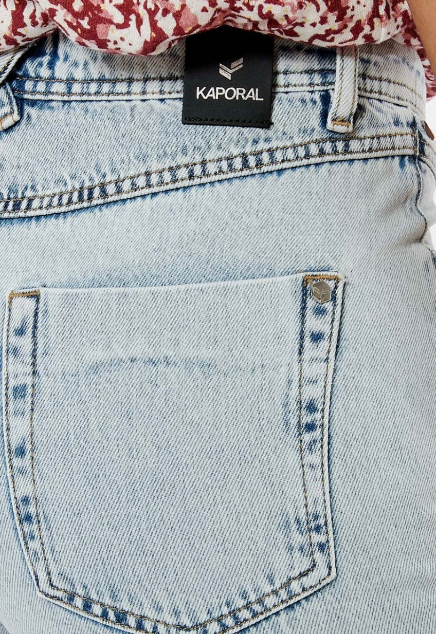 Jean Taille Haute - Kaporal Bella - Bleu clair effet usé