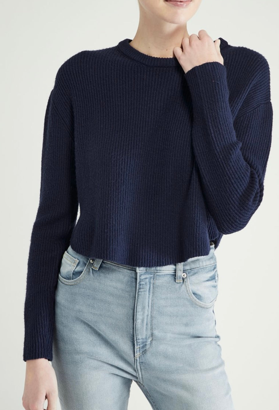 Pull - Bleu marine - Pull bear