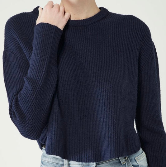 Pull - Bleu marine - Pull bear