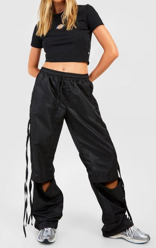 Pantalon Cargo Femme - Boohoo - Noir