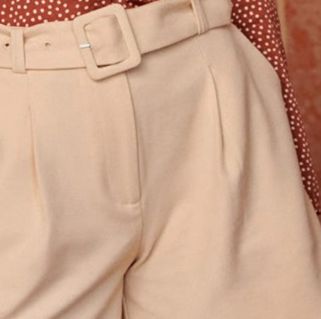 Short taille haute illumine - Ivoire