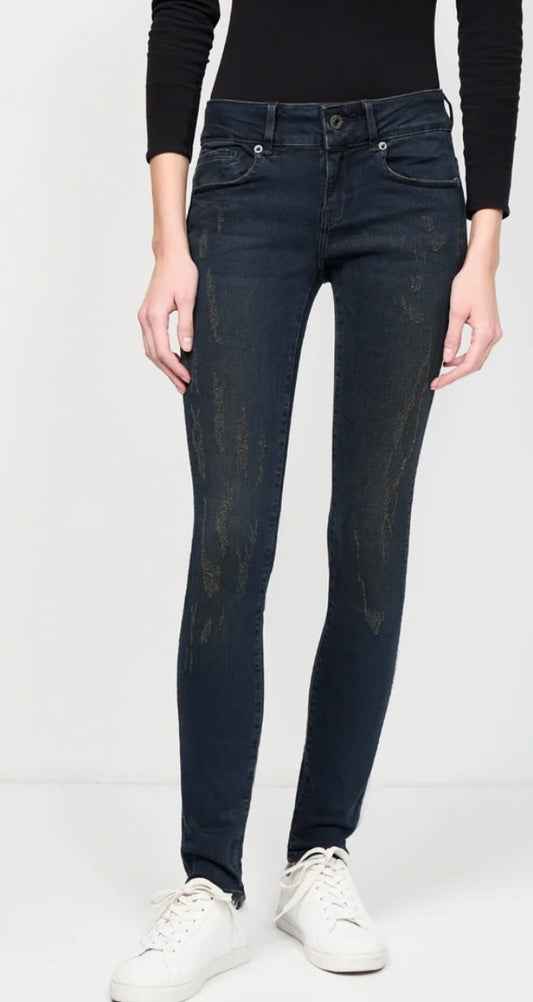 Jean skinny Bleu marine -Femme - G-Star