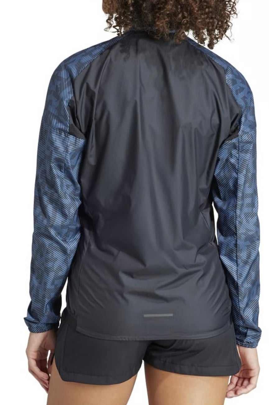 ADIDAS Coupe-vent de trail Terrex Running - Noir et bleu
