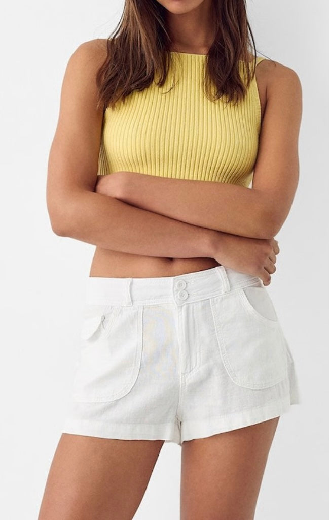 Short en lin - Ecru