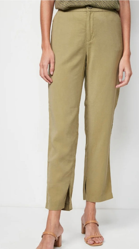 ONLY Pantalon droit Kaki