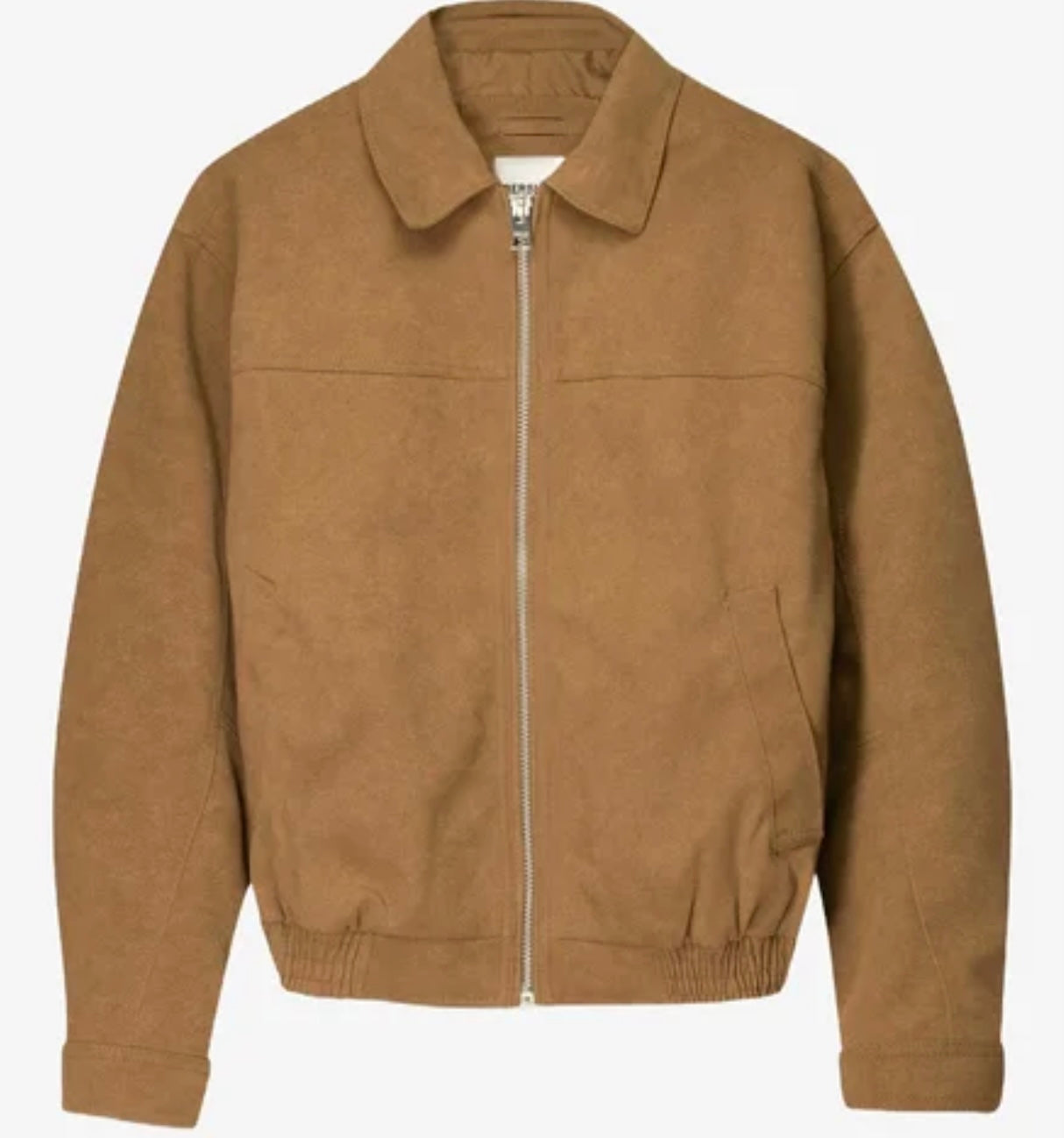 Veste zippée style décontractée - Ocre