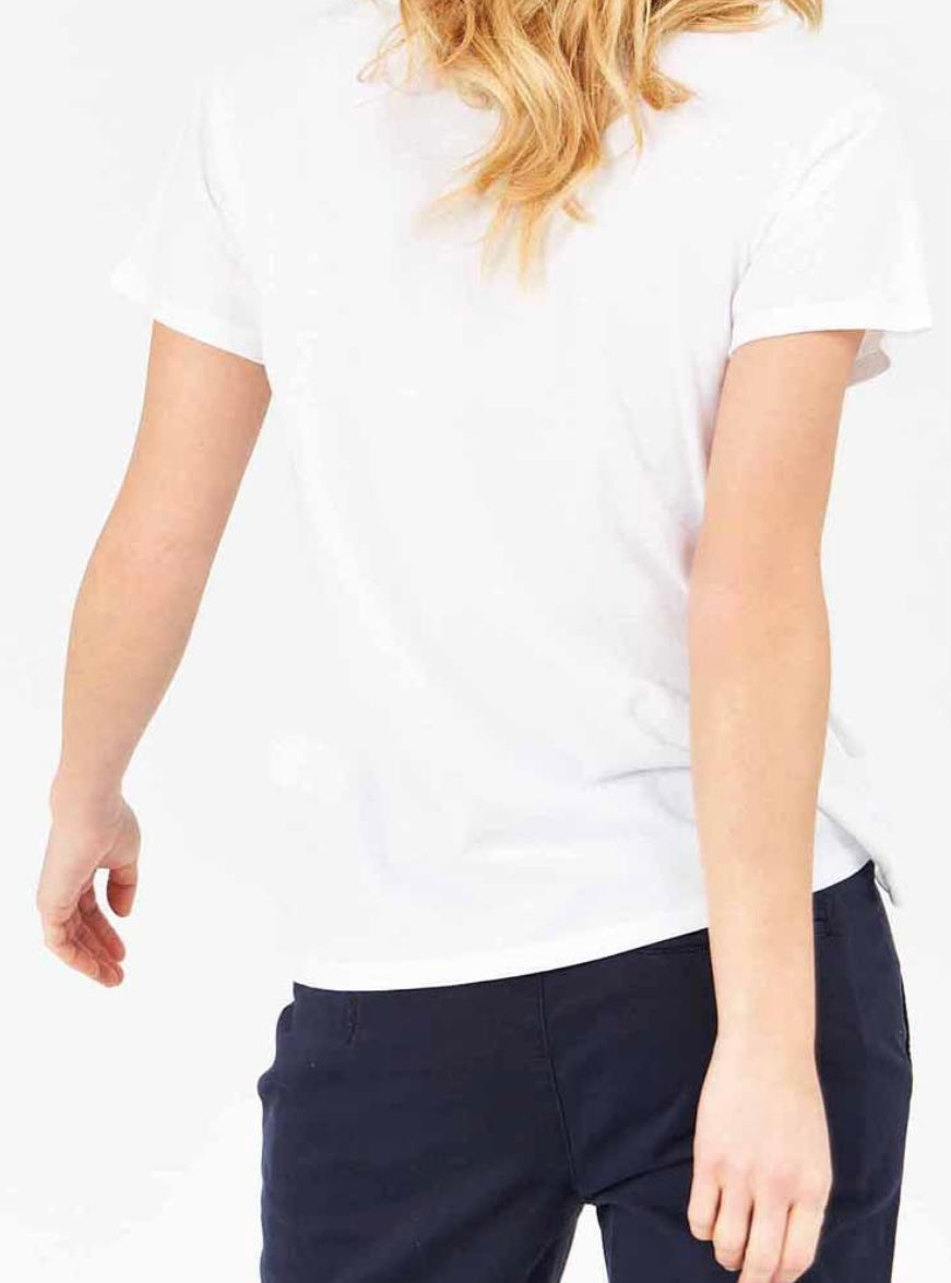 T - shirt noué Alvaro à motif fantaisie - Blanc - Karl Marc John
