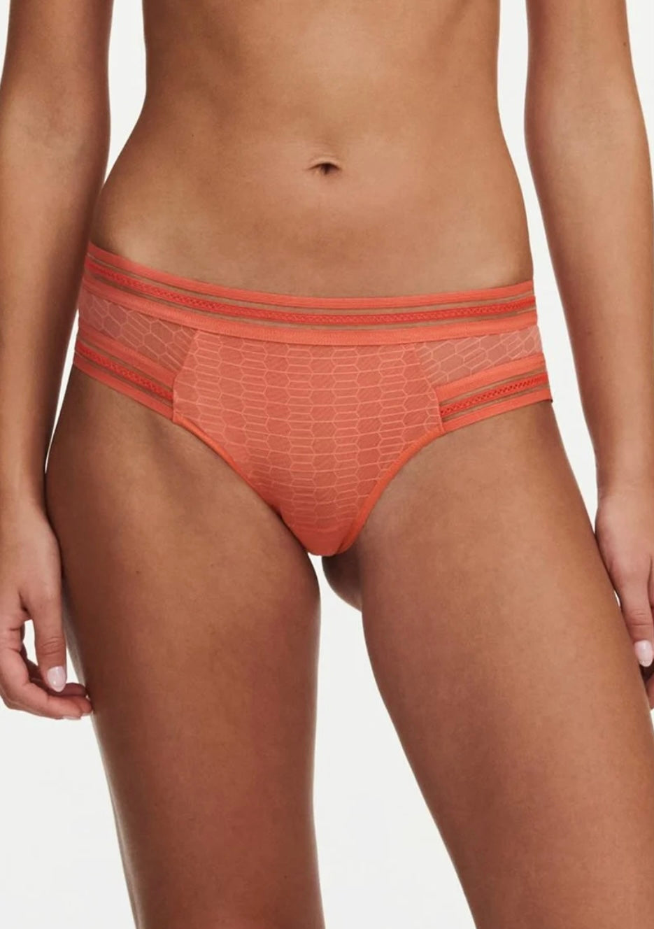 Passionata - Shorty en dentelle - corail