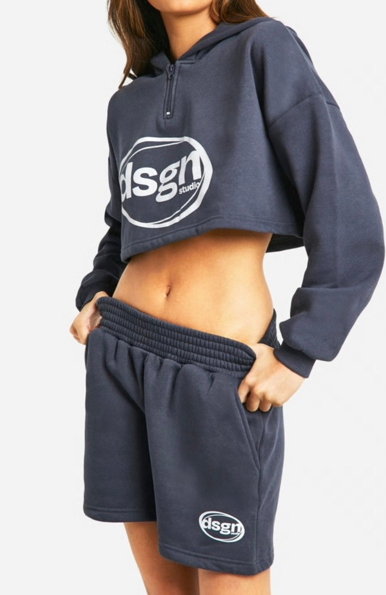 Ensemble Sweat Court  & Short -  Femme  - Boohoo