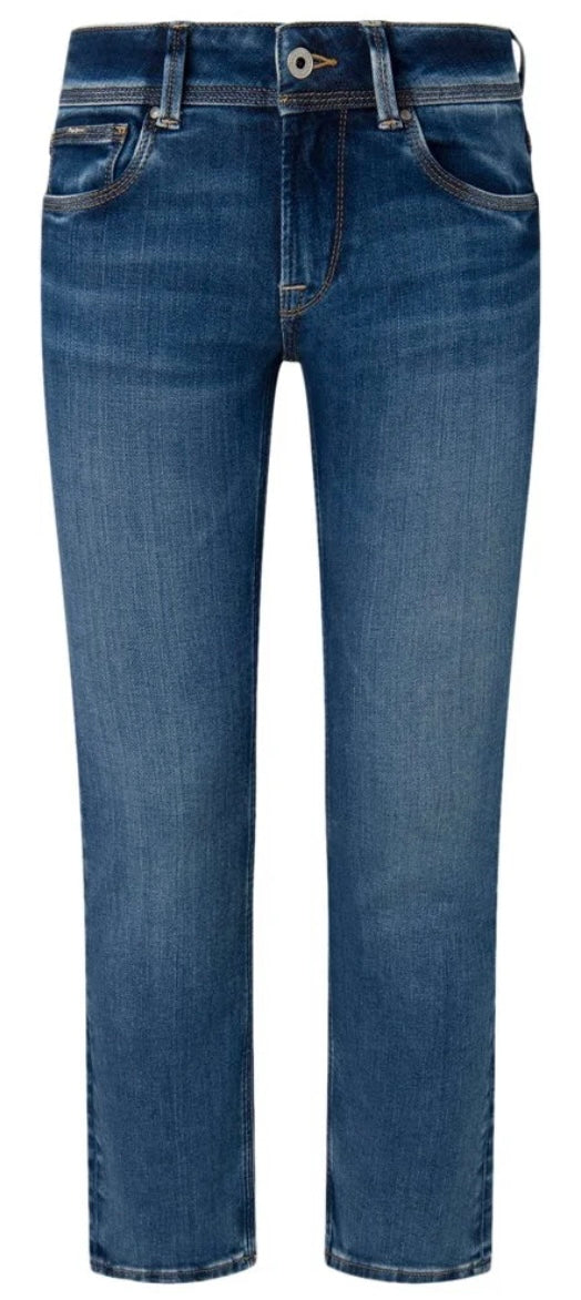 Jean slim taille basse  femme  - Bleu -Pepe jeans