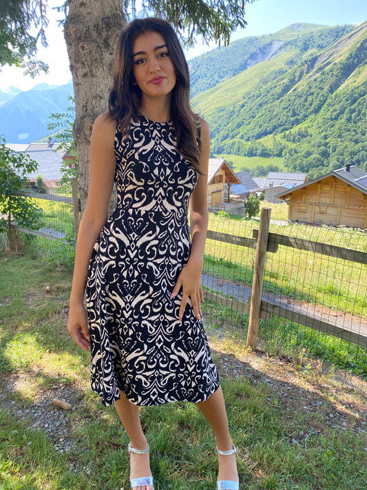 🖤Robe noire imprimée - Marque Olalook